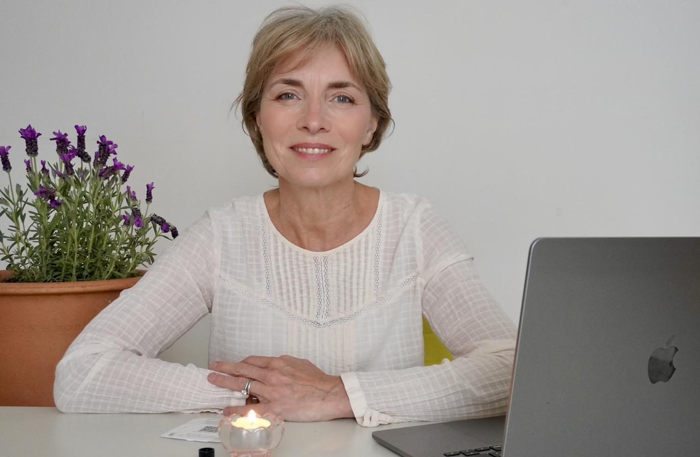 Corinna with Lavender oil